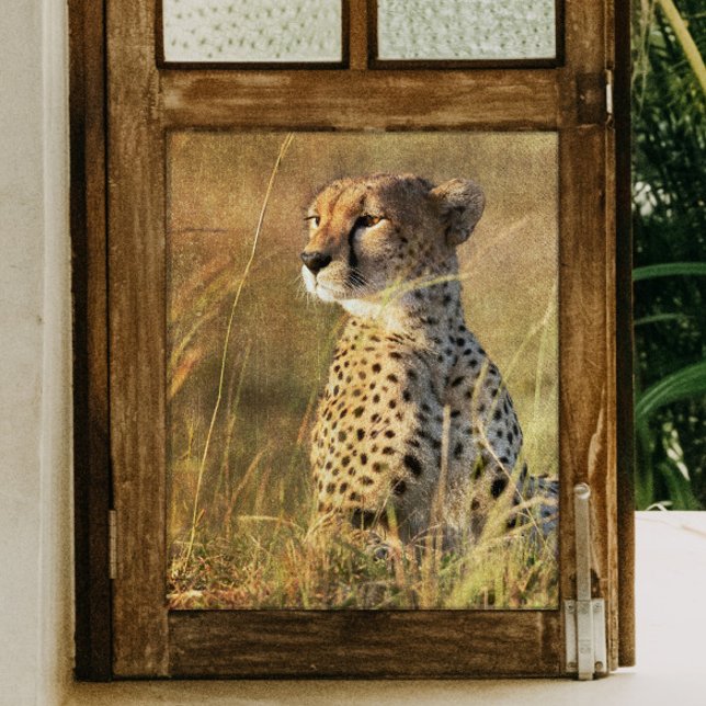 Leopard Basks in the Afternoon Sun Decoupage Tissue Paper (Creator Uploaded)