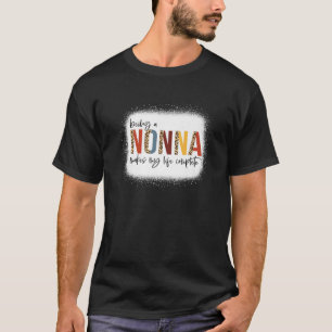 Leopard Being A Nonna Makes My Life Complete Mothe T-Shirt
