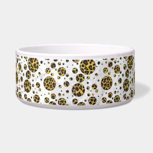 Leopard Brown and Yellow Polka Dot