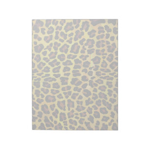 Leopard Brown and Yellow Print Notepad