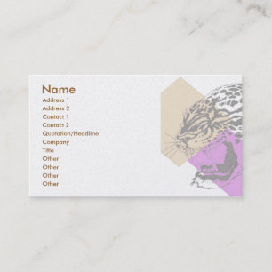 Leopard Business Card