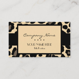 Leopard Business Card