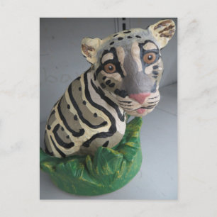 Leopard Bust Postcard