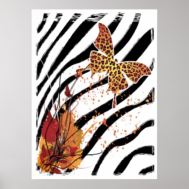 Leopard Butterfly Poster (Front)