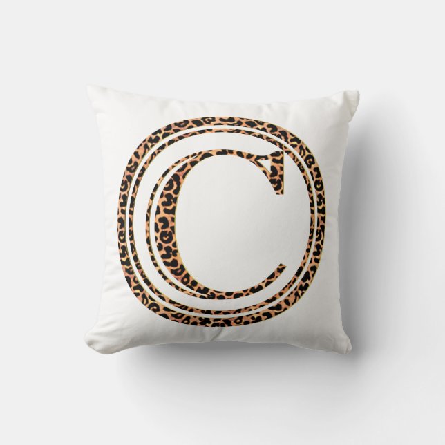 leopard C Cushion (Front)