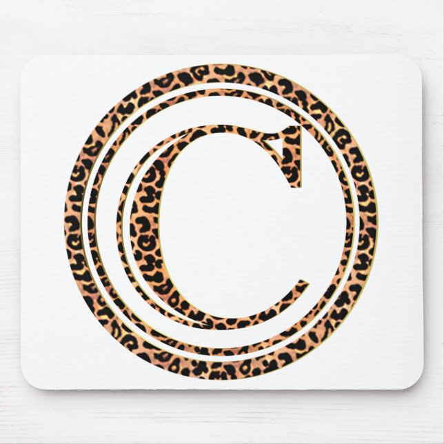 leopard C Mouse Mat (Front)