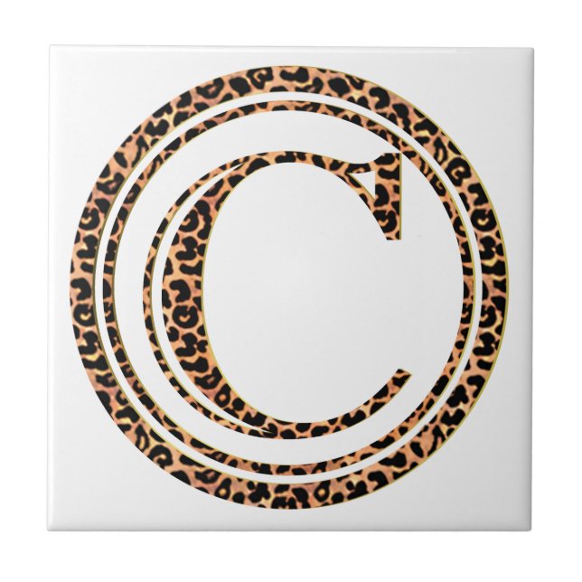 leopard C Tile (Front)