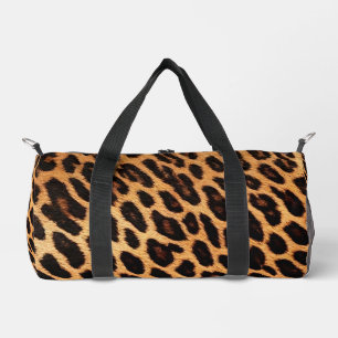 Leopard Cat Animal Print Popular Collection Duffle Bag