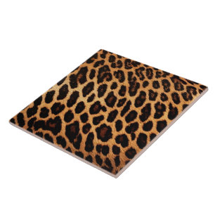 Leopard Cat Animal Print Popular Collection Tile