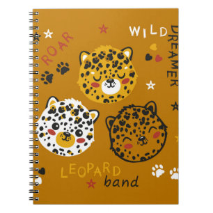 Leopard Cat: Cute Tee Drawing Notebook