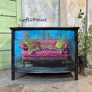 Leopard Cat Decoupage  Tissue Paper