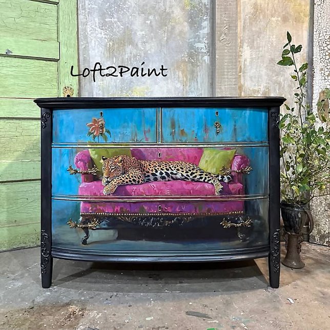Leopard Cat Decoupage  Tissue Paper (Creator Uploaded)
