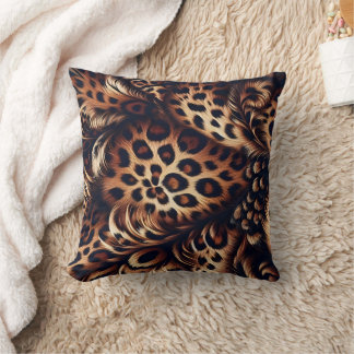 Leopard Charm: The Bold Statement  Cushion