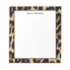 Leopard Cheetah Animal Print Pattern Monogram