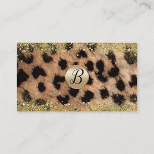 Leopard Cheetah Gold Glitter Customer Loyalty