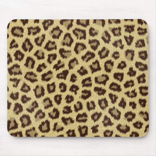 Leopard / Cheetah Print Mouse Mat (Front)