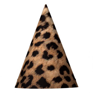 Leopard Cheetah Print Wild Jungle Birthday Party Party Hat