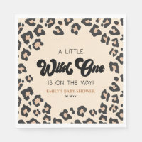Leopard Cheetah Print Wild One Baby Shower