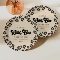 Leopard Cheetah Print Wild One Baby Shower