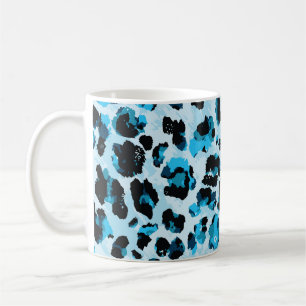 Leopard Cheetah Skin: Watercolor Vintage Tie Dye Coffee Mug