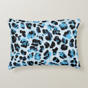 Leopard Cheetah Skin: Watercolor Vintage Tie Dye Decorative Cushion