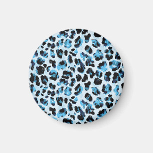 Leopard Cheetah Skin: Watercolor Vintage Tie Dye Magnet