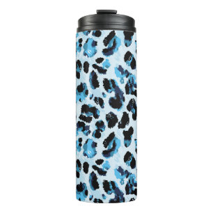 Leopard Cheetah Skin: Watercolor Vintage Tie Dye Thermal Tumbler