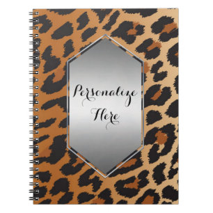 Leopard Cheetah Spots Wild Animal Print Pattern Notebook