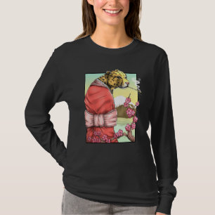 Leopard Cherry Blossom Sakura Japanese Harajuku Ae T-Shirt