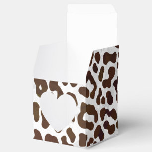 Leopard Chocolate Print Favour Box