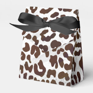 Leopard Chocolate Print Favour Box
