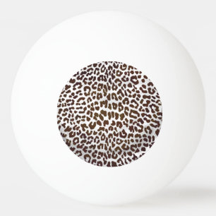 Leopard Chocolate Print Ping Pong Ball