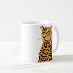 Leopard coffee mug