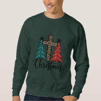 Leopard Cross Christmas Trees Christian 
