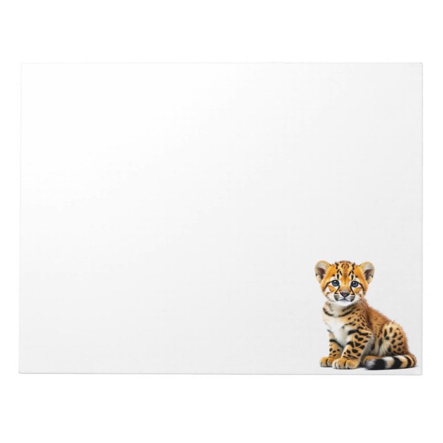 Leopard Cub Notepad (Front)