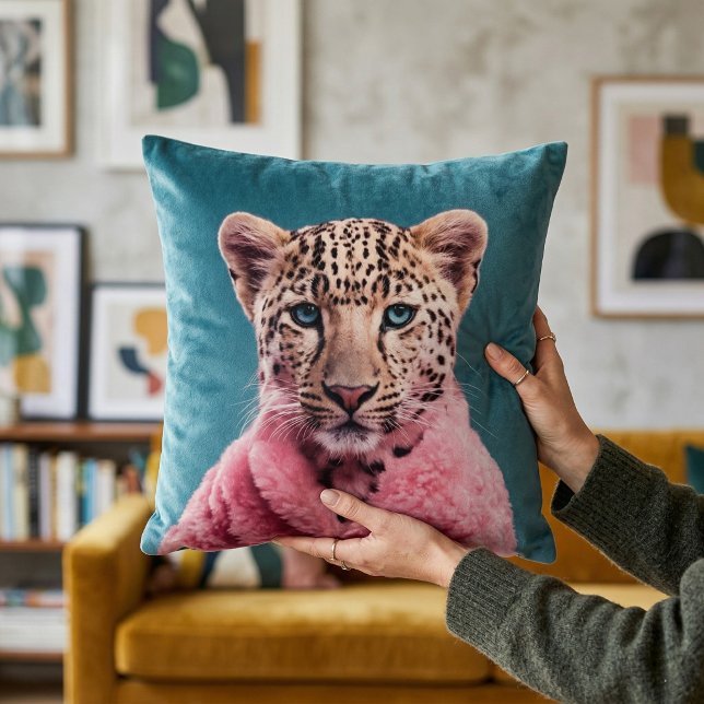 Leopard cushion jungle cat Jaguar (Creator Uploaded)