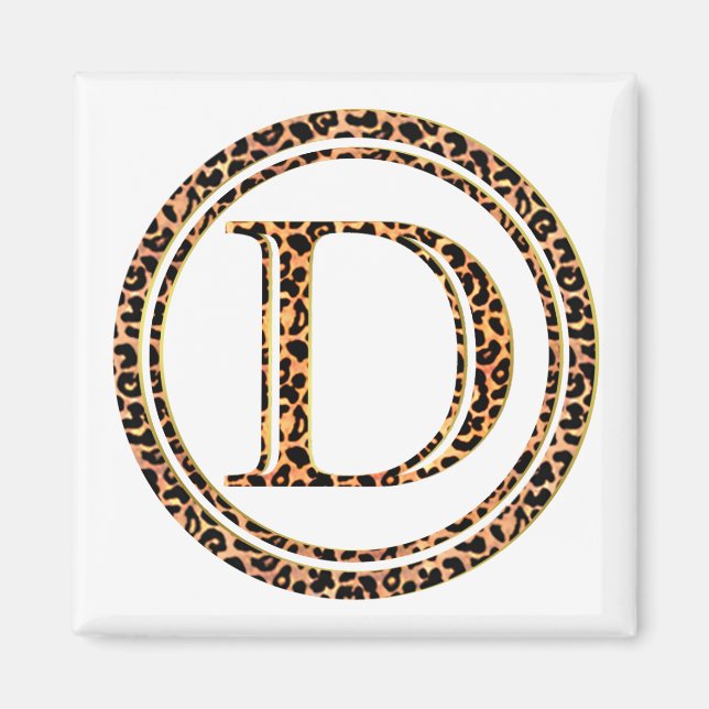 leopard D Magnet (Front)