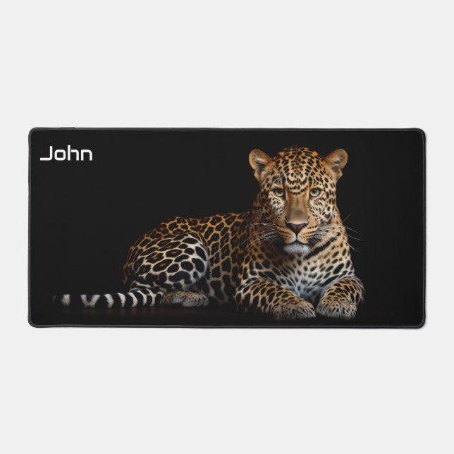 Leopard Design Desk Mat - The Perfect Gift (Front)