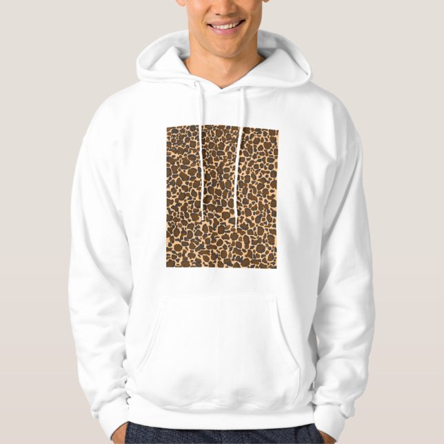 leopard design hoodie (Front)