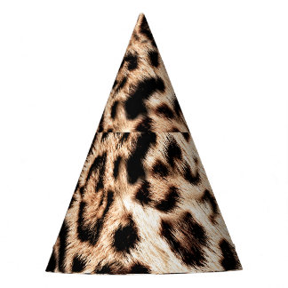 Leopard Design Pattern: Wild Elegance. Party Hat