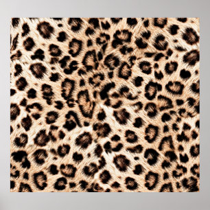 Leopard Design Pattern: Wild Elegance. Poster