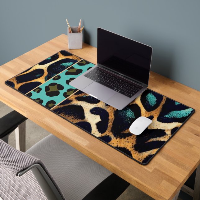LEOPARD - Desk Mat, Mouse Pad (Office 2)