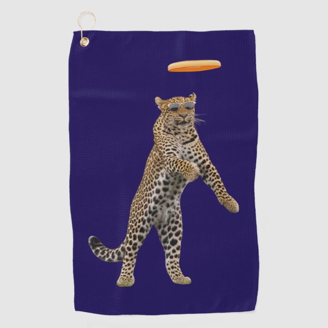 Leopard Disc Golf Towel (Front)