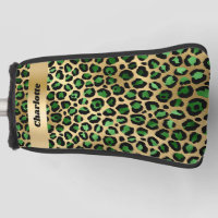 Leopard emerald green gold cheetah pattern name
