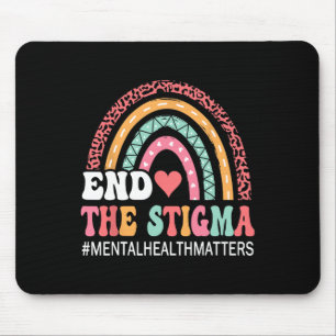 Leopard End The Stigma Mental Health Problems Supp Mouse Mat