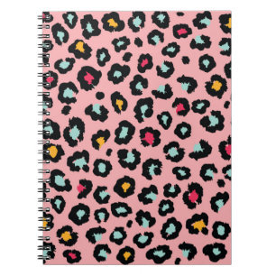 Leopard Exotic: Colourful Seamless Fun. Notebook