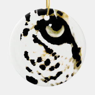 Leopard Eye Ceramic Tree Decoration