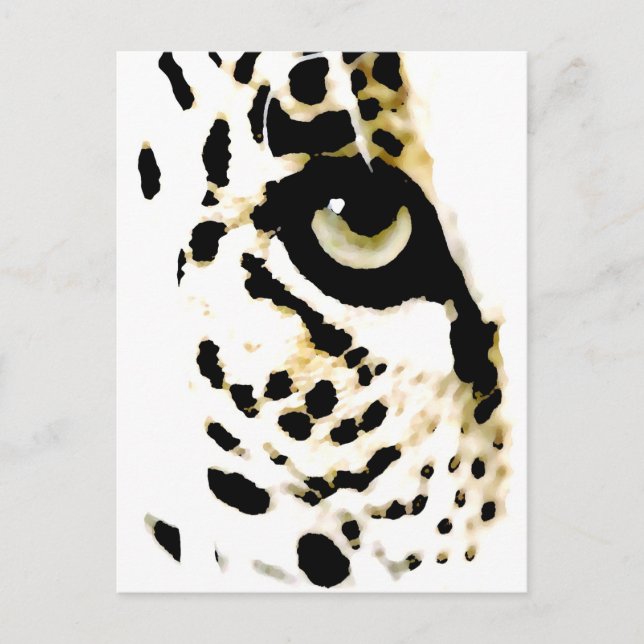 Leopard Eye Postcard (Front)