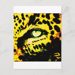 Leopard Eye Postcard