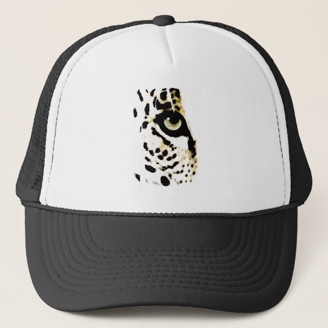 Leopard Eye Trucker Hat (Front)
